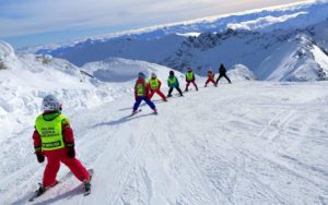 Polska szkółka narciarska w Alpach